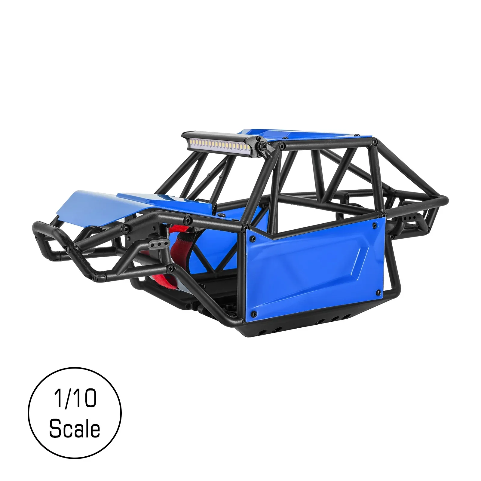 ニンジャラロックバギー用シェル,1/10 rcクローラー用,scx10 ii 90046