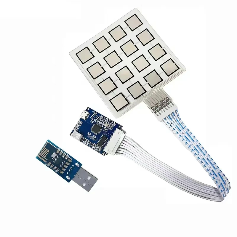 FSR Full Set Membrane Pressure Sensor 4*4 Matrix 16 Nodes Force Sensitive Resistance Sensor And Body Pressure Mapping System