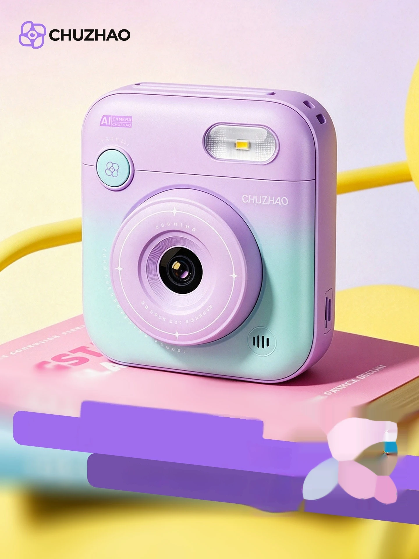 CHUZHAO X1 Instant Camera Prints Photos Directly 16GB Card Inkjet Digital Portable Small Camer Custom Girl Cameras Birthday Gift view 3