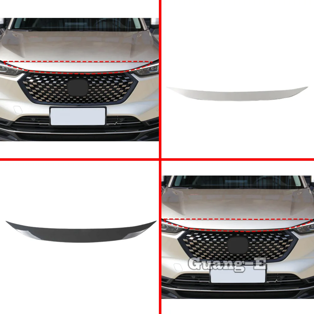 

Для Honda XR-V ZR-V HR-V Vezel 2022 2023 2024 Автомобильная ABS/стальная передняя решетка двигателя, верхняя крышка капота, накладка, Стайлинг HRV ZRV