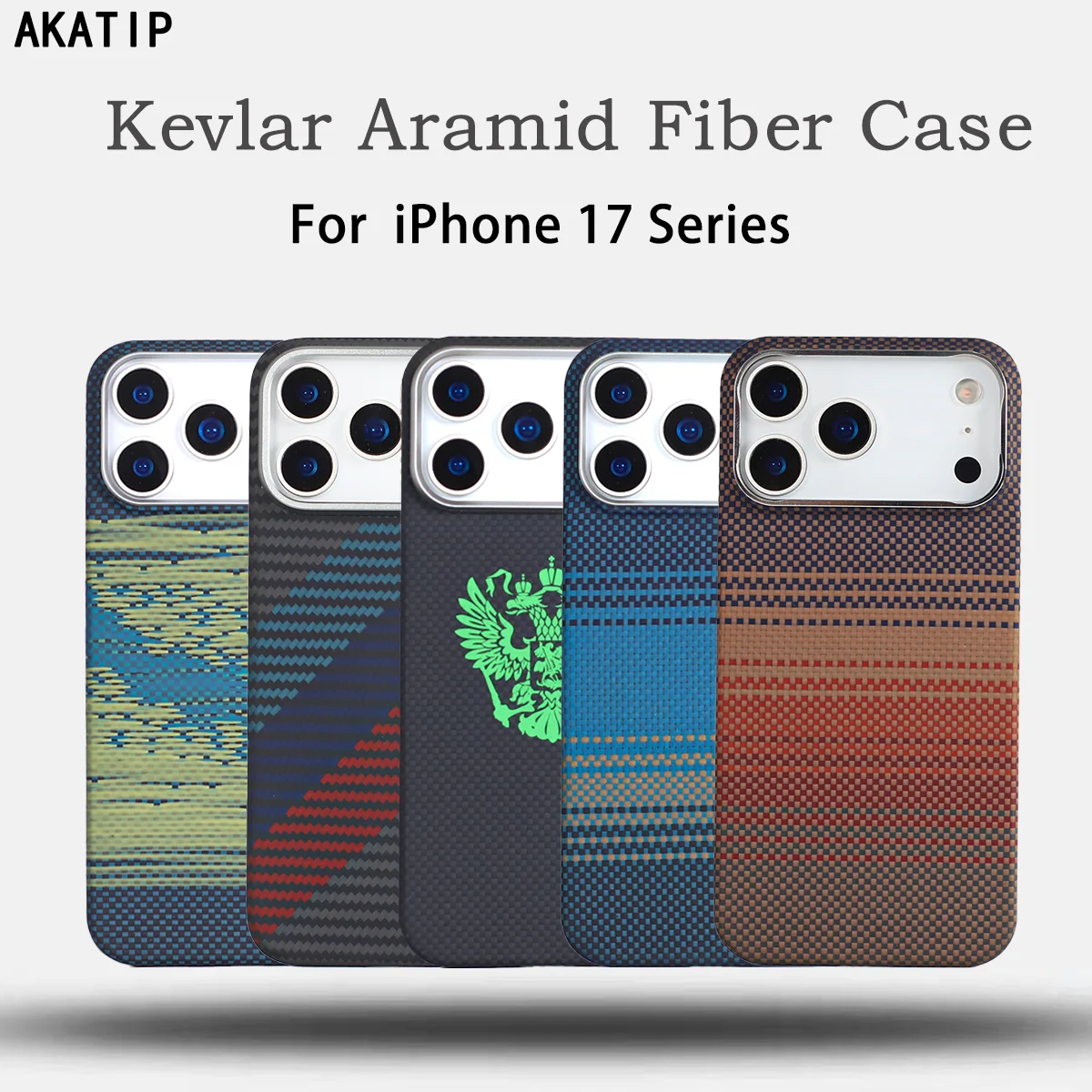 

Strong Magnetic Case for iPhone 17 Pro Max/17 Pro Kevlar Carbon fiber Protective case 17 Mobile phone shell