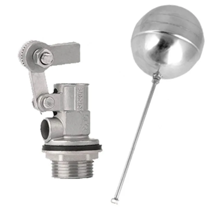 Water tank water level control valve universal adjustment all 304 stainless steel float valve 4 minutes 6 minutes 1 inch