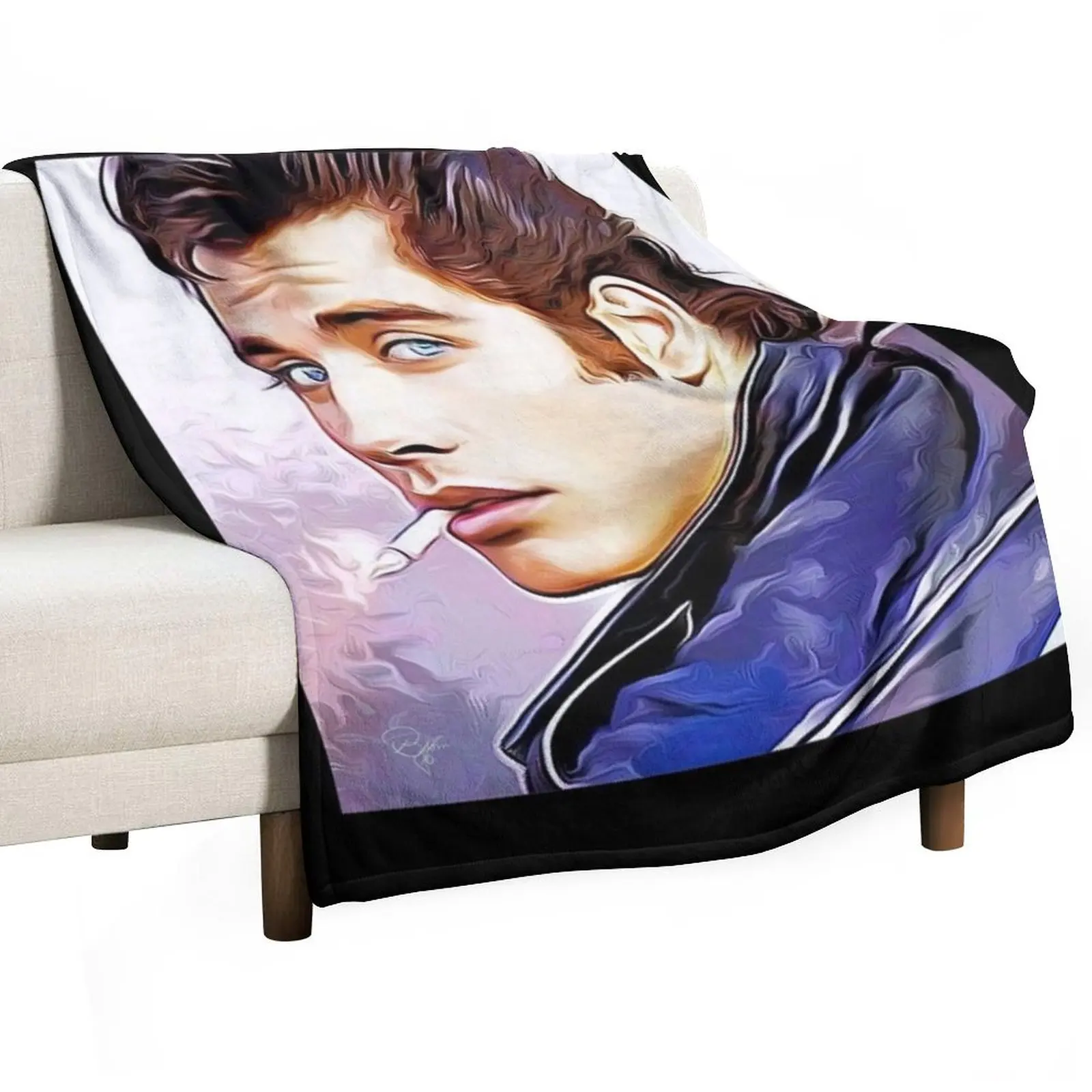 DANNY ZUKO / John Travolta Throw Blanket Moving Flannel Blankets