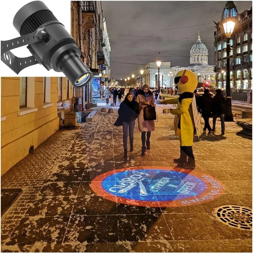 STLF Custom 30W 60W Led Auto Color Changing Projector Outdoor Projection Lamp Gobo Custom Logo Welcome Light Led Projector