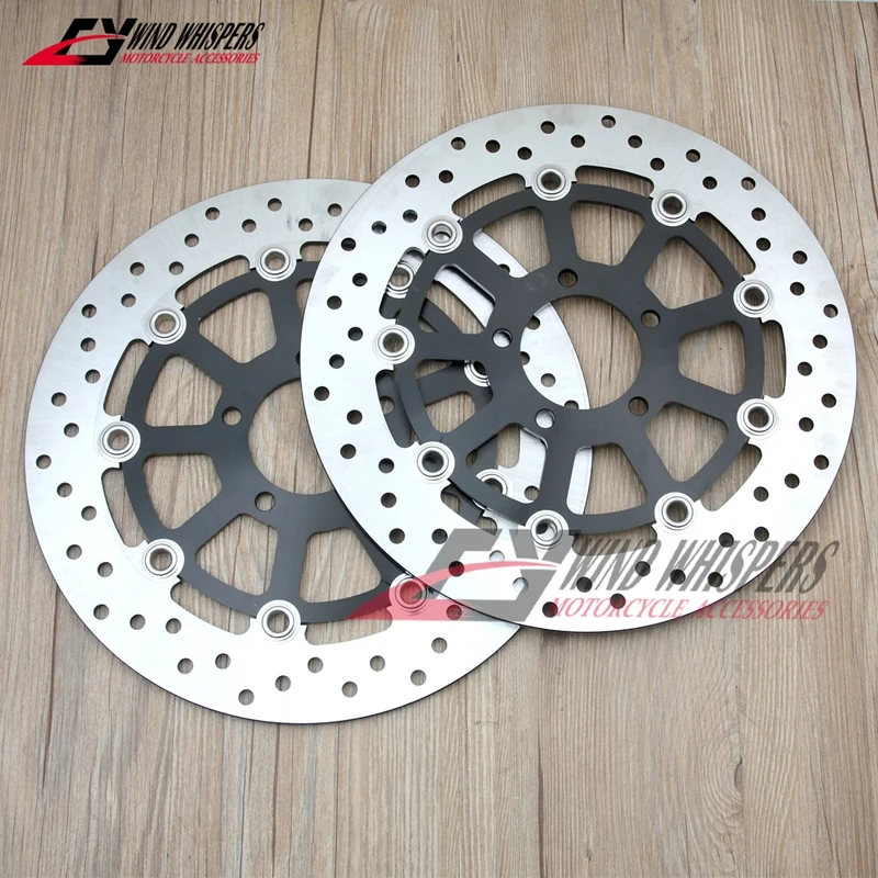 320mm Black Front Brake Discs Rotors For Suzuki GSX 1300 R GSX1300R GSXR 1300 Hayabusa 1999-2006 GSX 1400 GSX1400 2001-2007