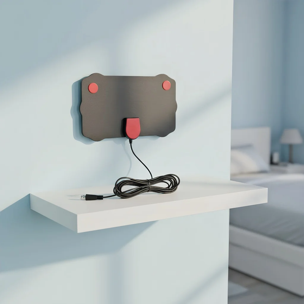 

4K HDTV Indoor Antenna with High Gain Amplified Booster: Digital UHF/VHF Satellite Receiver for Room, Car, Boat