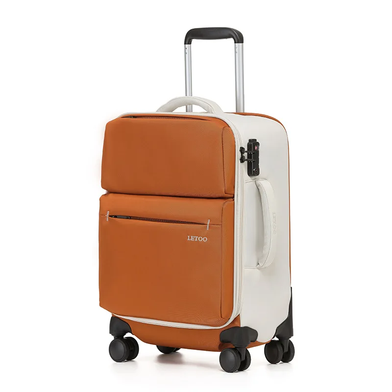 

Ультралегкий дорожный чемодан на колесах, 24 дюйма, из оксфордской ткани, расширяемый, большой вместимости, женская сумка, 20 дюймов, ручная кладь