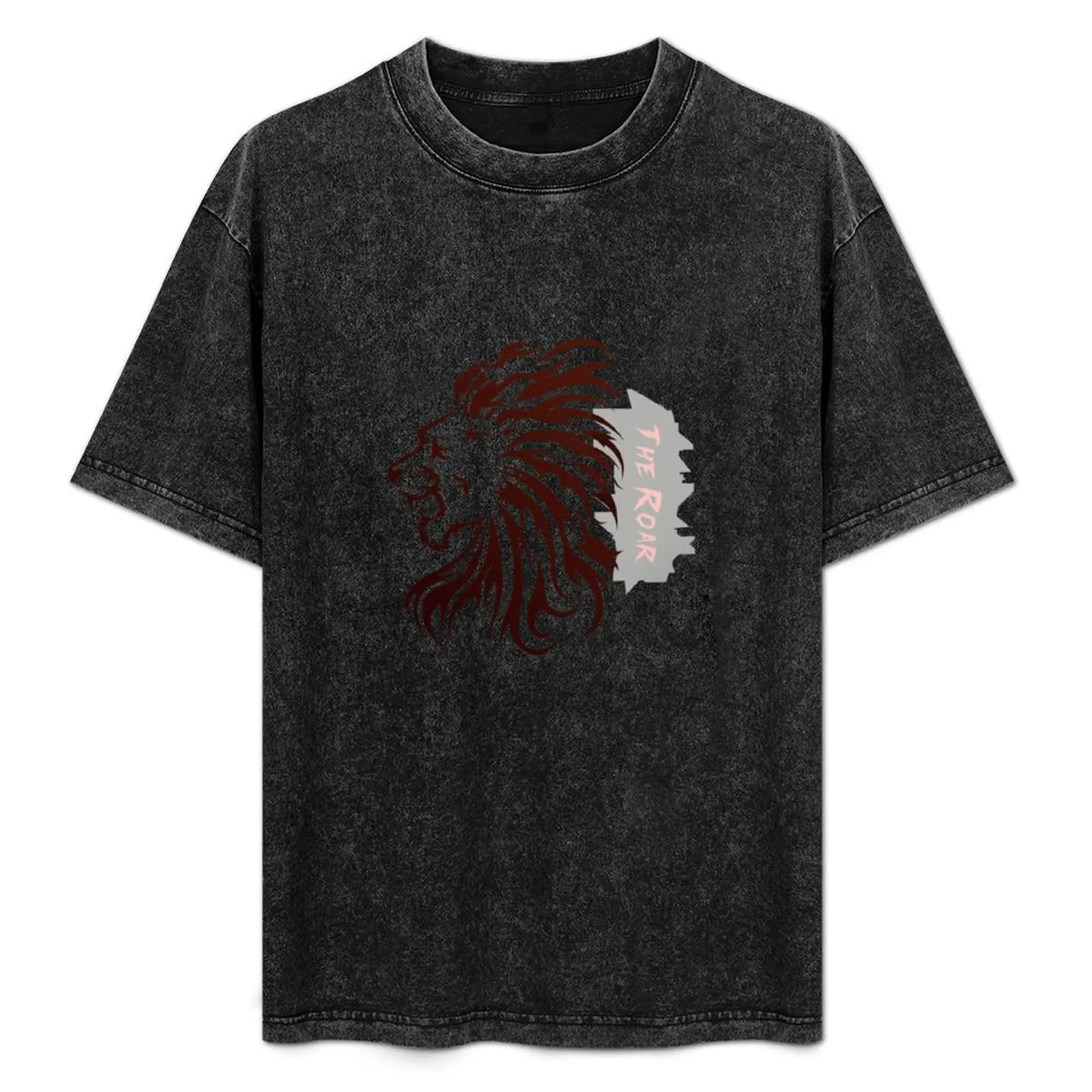 

THE ROAR T-Shirt anime shirt oversizeds plain vintage clothes black t-shirts for men