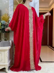 2023 Tamanho livre Vestidos De Chiffon Africano Para As Mulheres Dashiki Tradicional Kaftan Robe Elegante Vestido De Festa De Casamento Ramadan Dubai Abaya