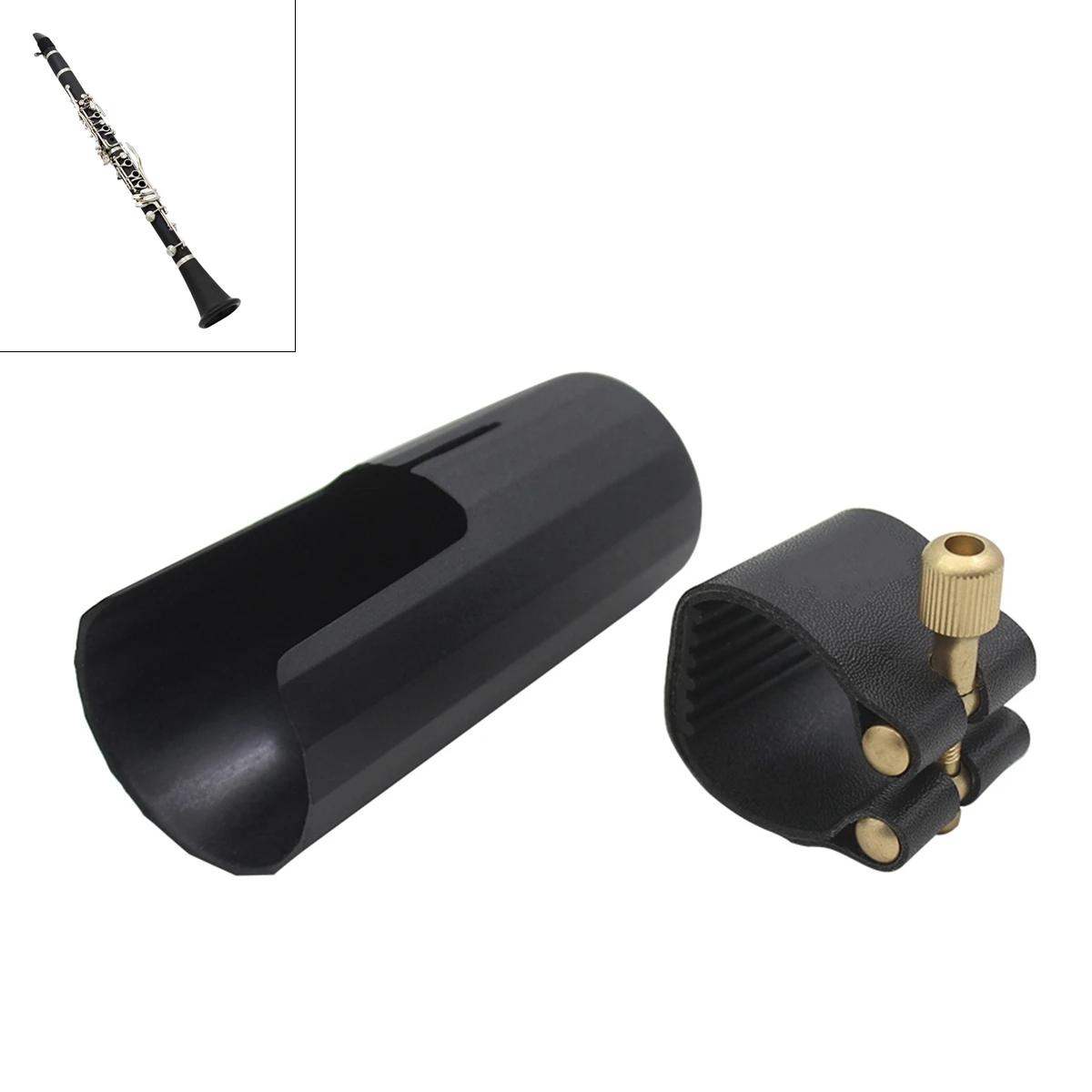 

Clarinet Mouthpiece Accessory Clarinet Mouthpiece Ligature Cap Clip Fastener for Students Practice Professionals