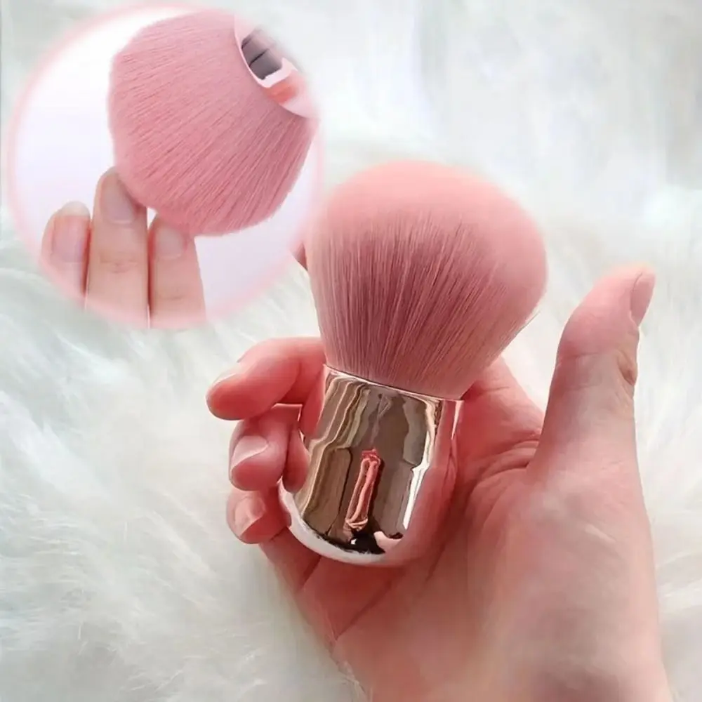 New Soft Bristles Nail Dust Brush Portable Gentle Cleaning Nail Cleaning Brush Compact Manicure Brush Makeup Tool