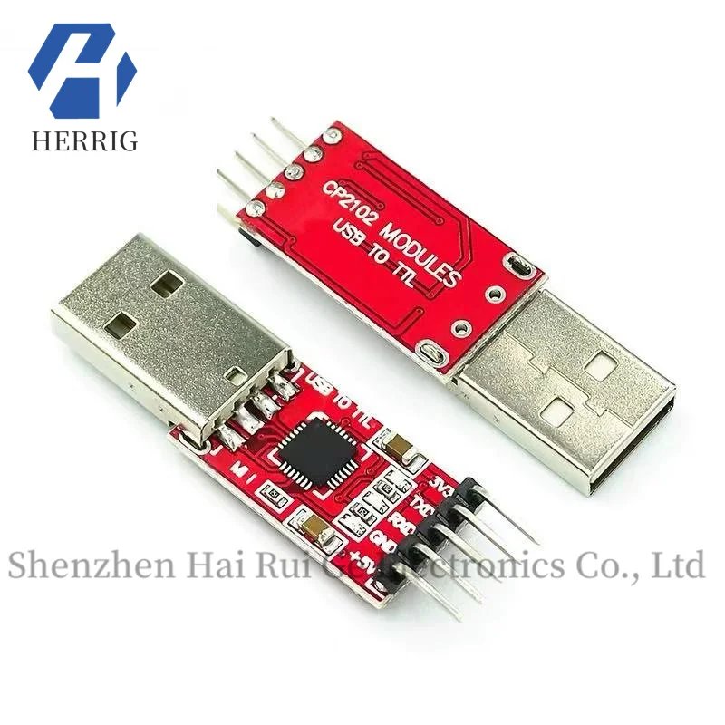 1PCS/LOT USB to Serial Module CP2102 CH9102 Module USB to TTL STC Downloader UART