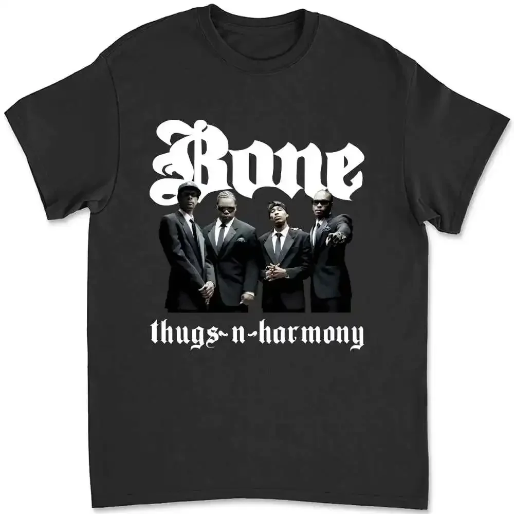 Bone Thugs-N-Harmony Rap Concert Tour 90S Y2K 2000S T-shirt PYZL