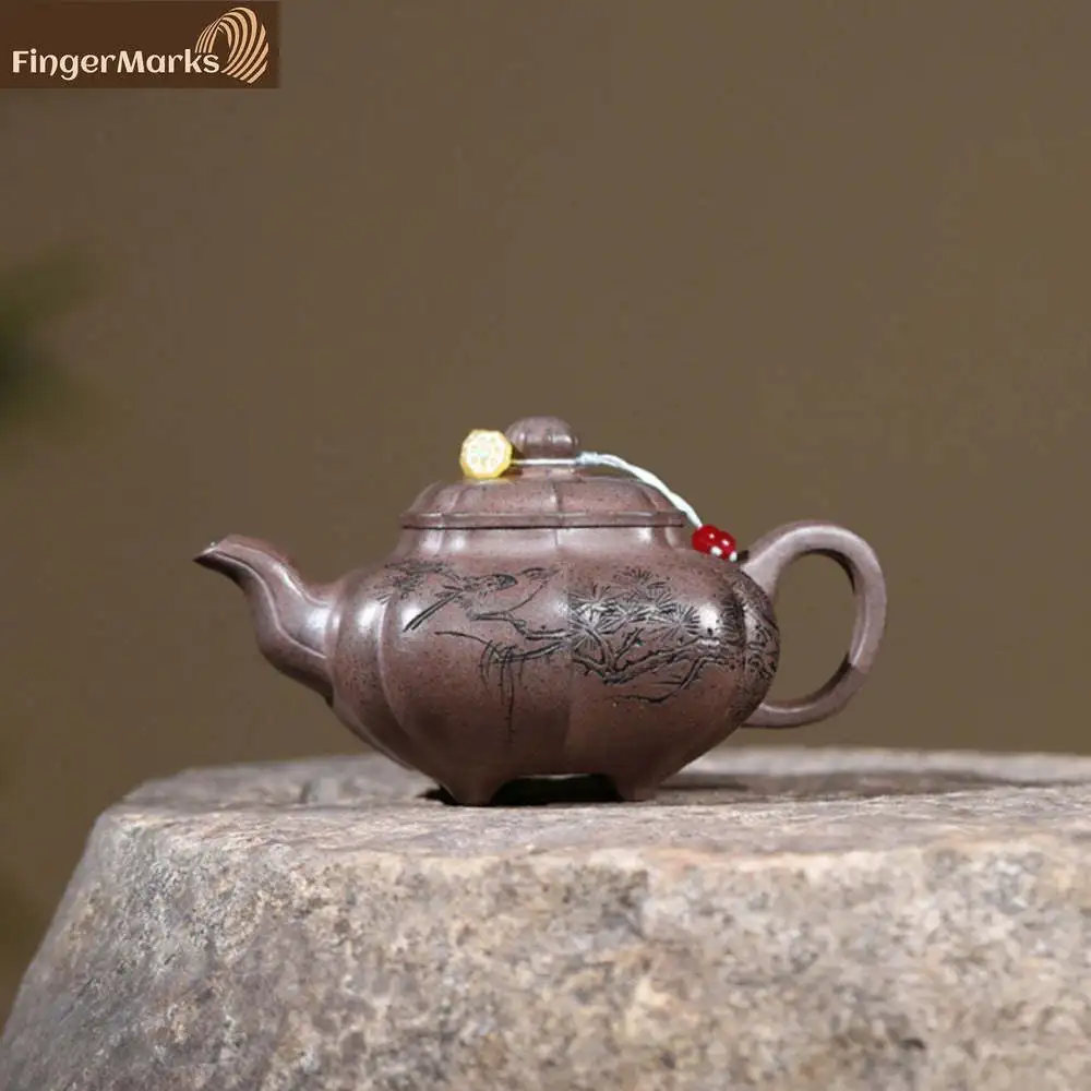 270 мл |   Исинский чайник Цзыша |   Sifang Chuan Lu Pot — дрова Циншуй Дуань