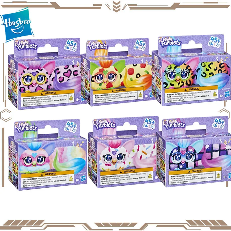 

Hasbro Original Furby Anime Figure Mini Baby Vibrant Telescopic Sounding Plush Action Figure Toys for Boys Girls Kids Gift