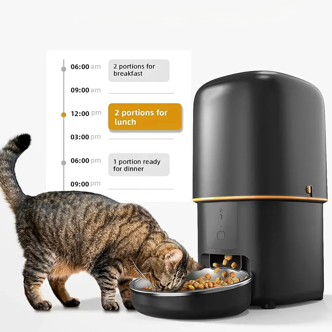 

Smart Pet Feeder Cat Treat Camera Dispenser APP Control Remote Feeding Auto Dog Slow Food With Wifi Cat Dry Food Dispenser