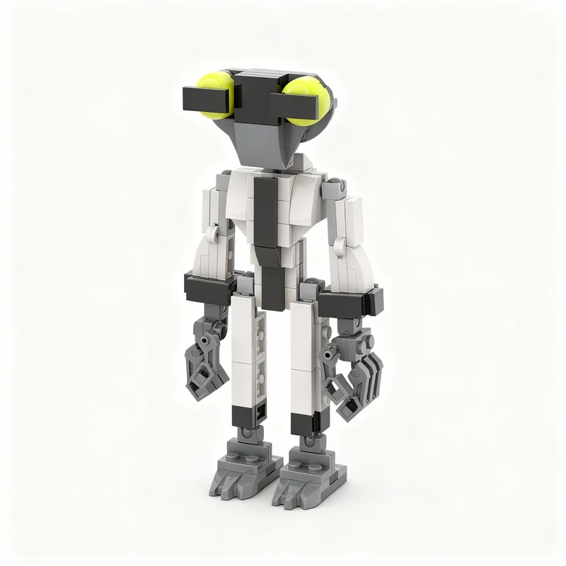 136pcs MOC Grey Matter Ben 10 Model Building Blocks Construction Christmas Gift Toy Education Art Birthday Craft Display Idea
