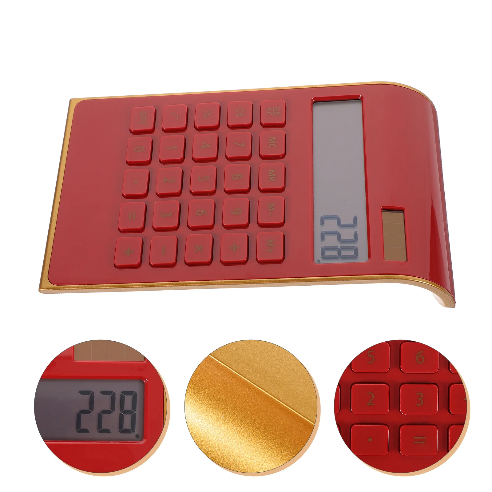 Solar Calculator Basic School Office Desk Supplies Hand Held Portable Cute Simple Handheld Pocket
