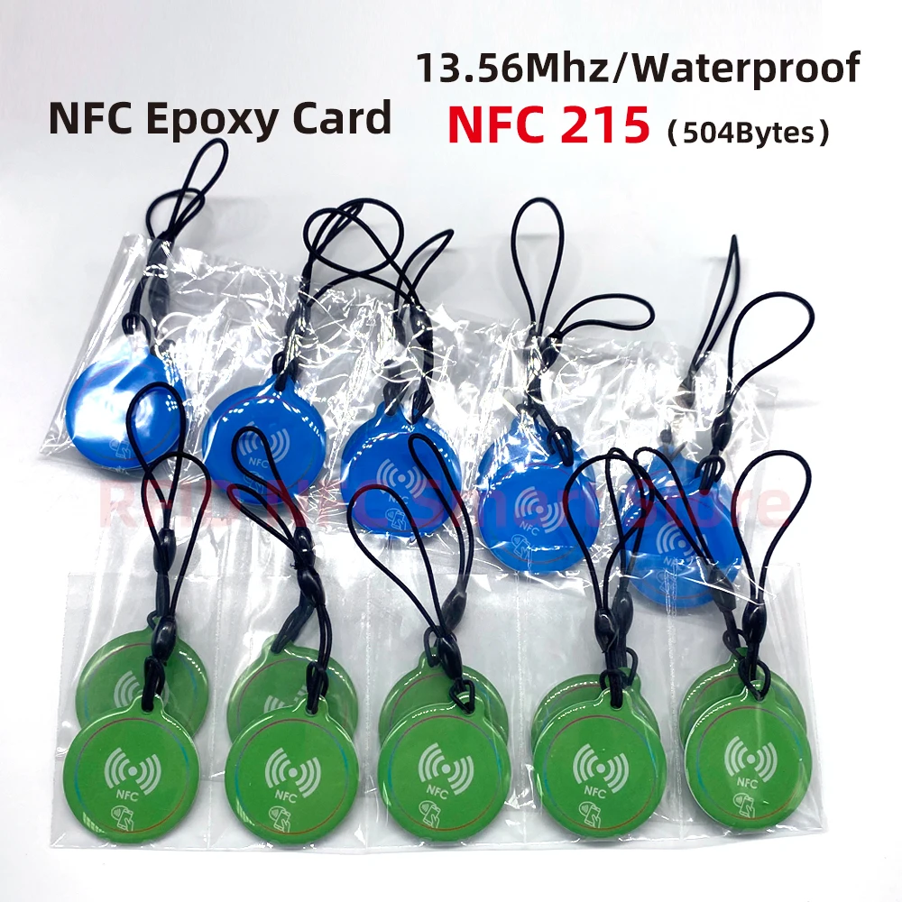NFC Dripping Card 13.56Mhz Smart Card 504Bytes Nt/ag 215 Tag Card Smart Business Card For All NFC Enabled Phone
