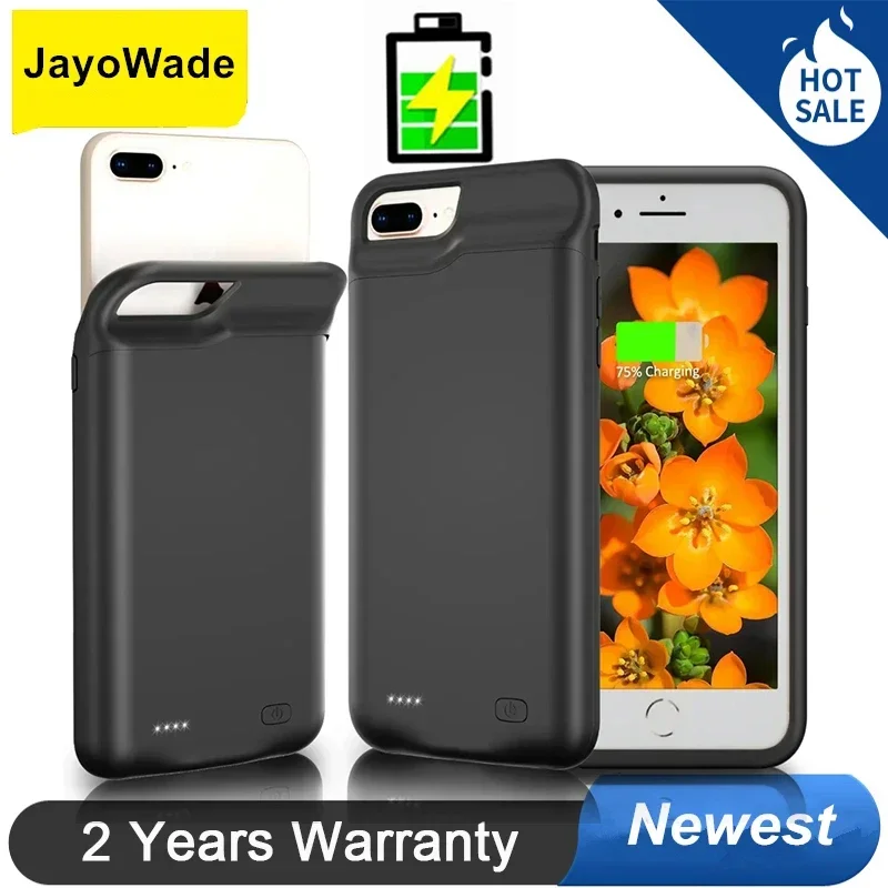 JayoWade 10000Mah Phone Cover For iPhone 6 Plus 6s Plus 7Plus 6 7 8 Plus Battery Charger Case Bank Power Cases 5.5 Inch