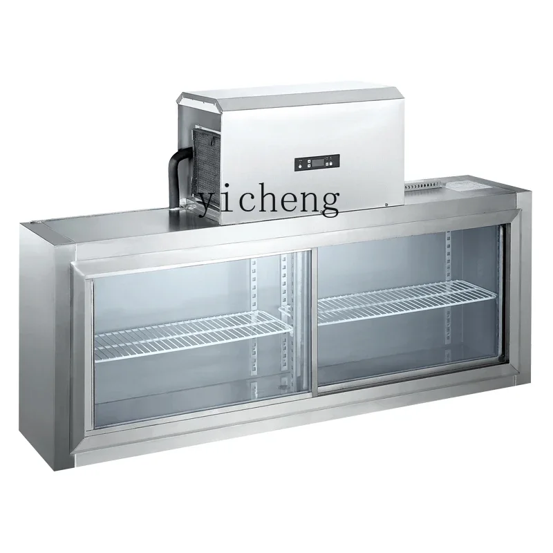 

ZZ Refrigerated Display Cabinet Commercial Refrigerator Wall Hanging Cabinet Freezer Air Cooling Workbench