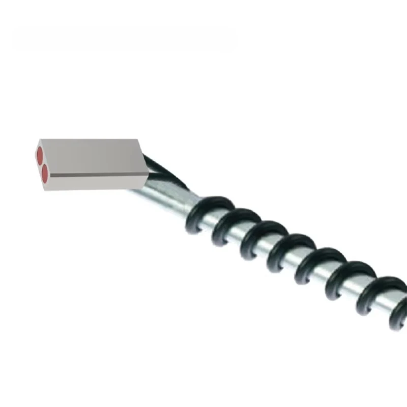 High-power fiber optic sensor diffuse reflection focused beam of light anti-bending fiber optic sensor probe
