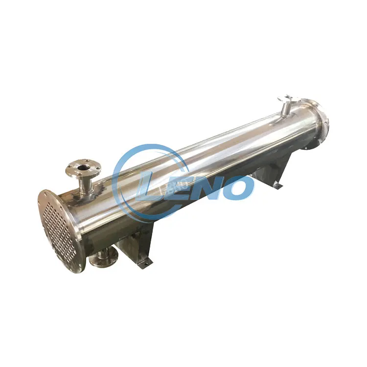 Food Grade Sanitary Stainless Steel Tubular Heating Cooling Condenser Shell Piper  and Tube Heat Exchanger