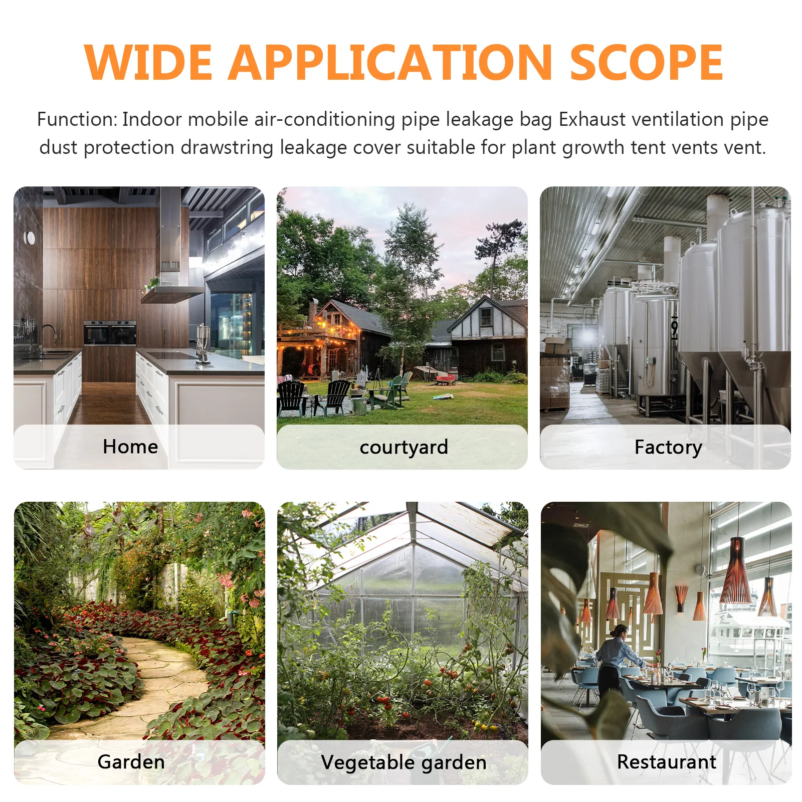 

2Pcs Grow Tents Vent Cover Oxford Cloth Durable Vent Filter Cover Elastic Band Exhaust Ventilation Grow Tent Accessories