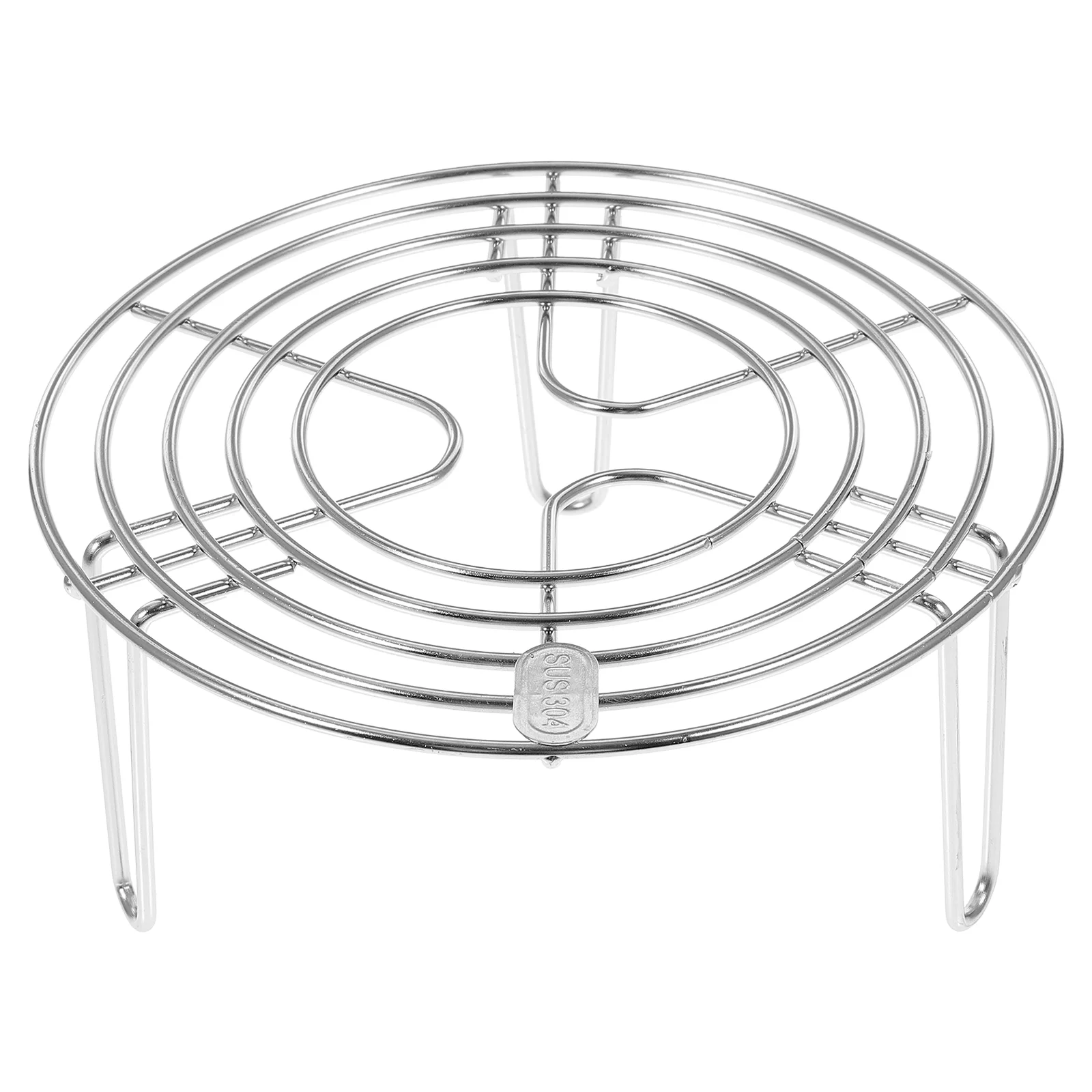 

Steamer Egg Racking Round Cooking Set Multifunction Stand Wire Holders for Cords