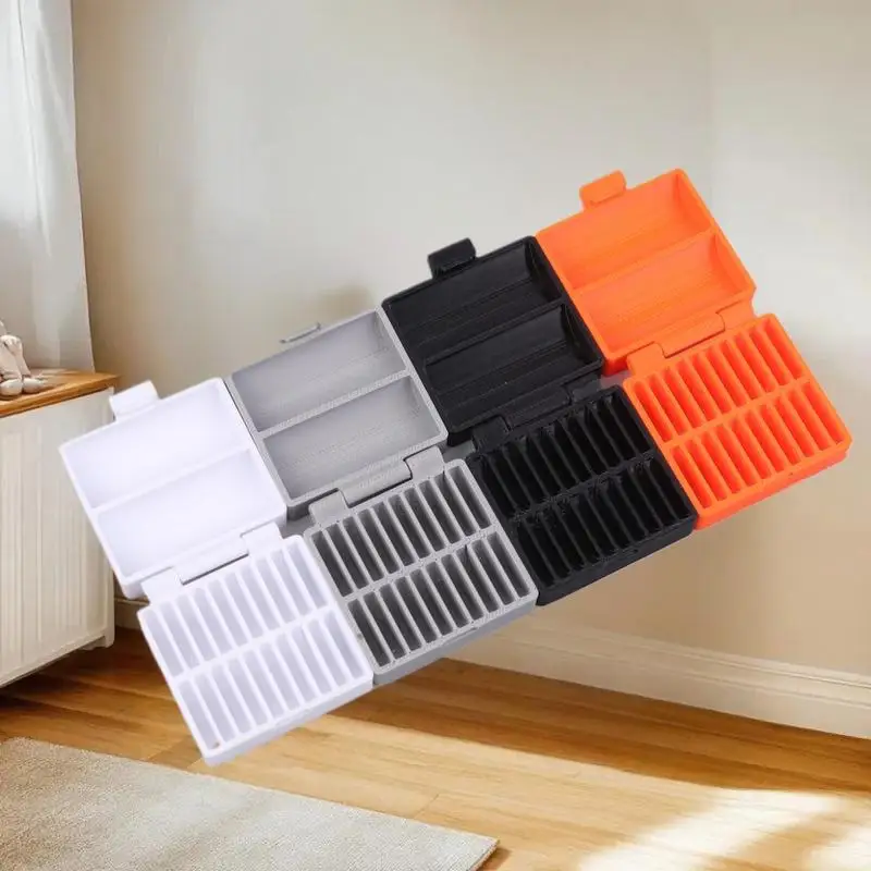 20-Hole CR2032 Battery Box Coin Cell Battery Storage Case Small Battery Organizer Portable Batteries Protective Holder