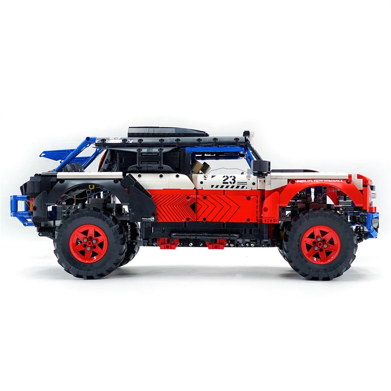 مكتب Orn PANLOS 673101 MOC تحصيل التقنية على الطرق الوعرة نموذج مركبة اللبنات الطوب لغز لتقوم بها بنفسك لعبة هدية الكريسماس طفل #4