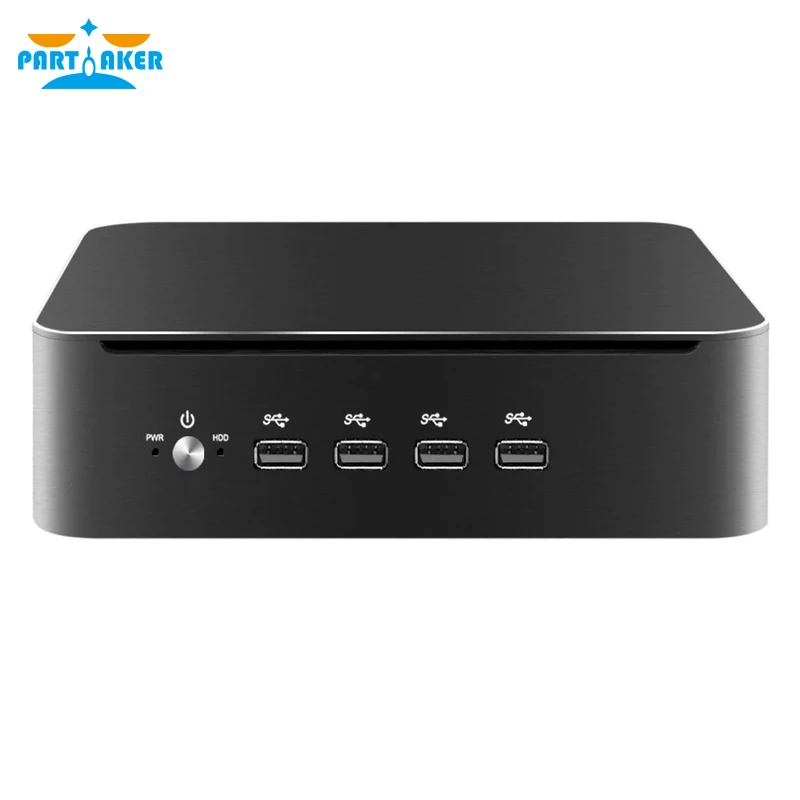 Partaker Intel Core i7 8700 i5 8500 i3 8100 Gaming Mini PC Win10 Desktop Computer Gaming PC Nettop Barebone HTPC UHD 630 WIFI