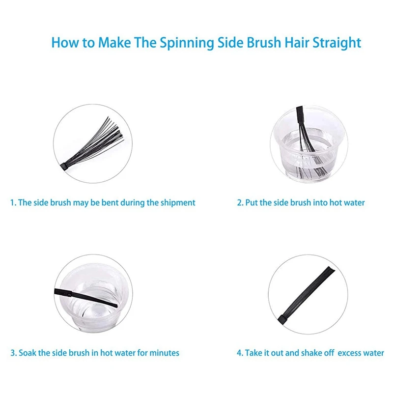 Ecovacs DEEBOT N8 Pro N8 Pro + 진공 청소기 로봇용 2X 청소 천 브러시 필터 액세서리 교체 부품 세트