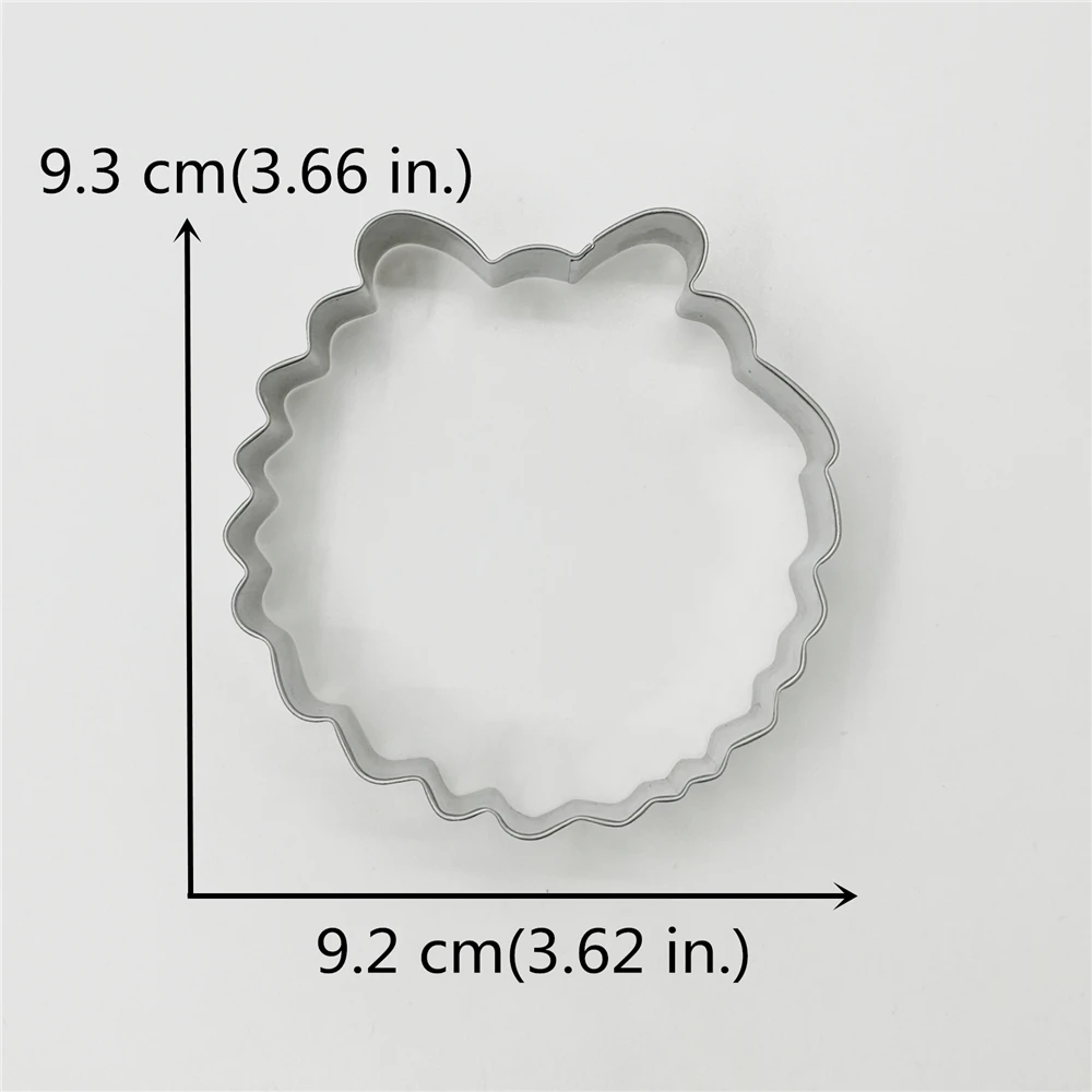 KENIAO Christmas Wreath Cookie Cutter - 9.3 CM - Winter Biscuit Fondant Sandwich Bread Mold - Stainless Steel - by Janka