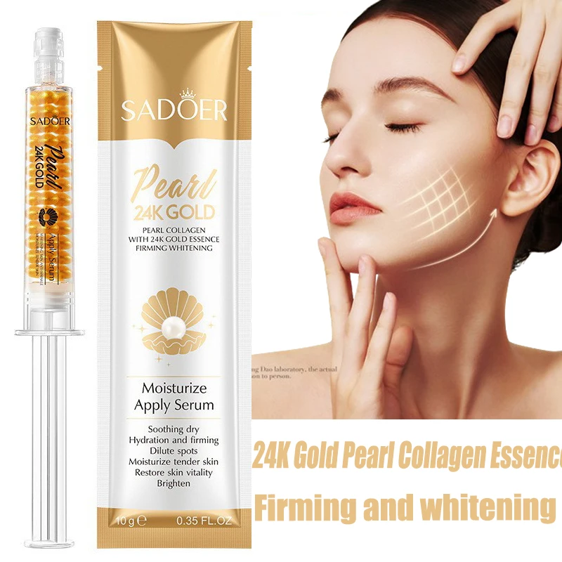 

24k Gold Serum Anti-Aging Wrinkle Serum Collagen Firming Face Skin Serum Hyaluronic Acid Moisturizes Whitening Lotion Beauty