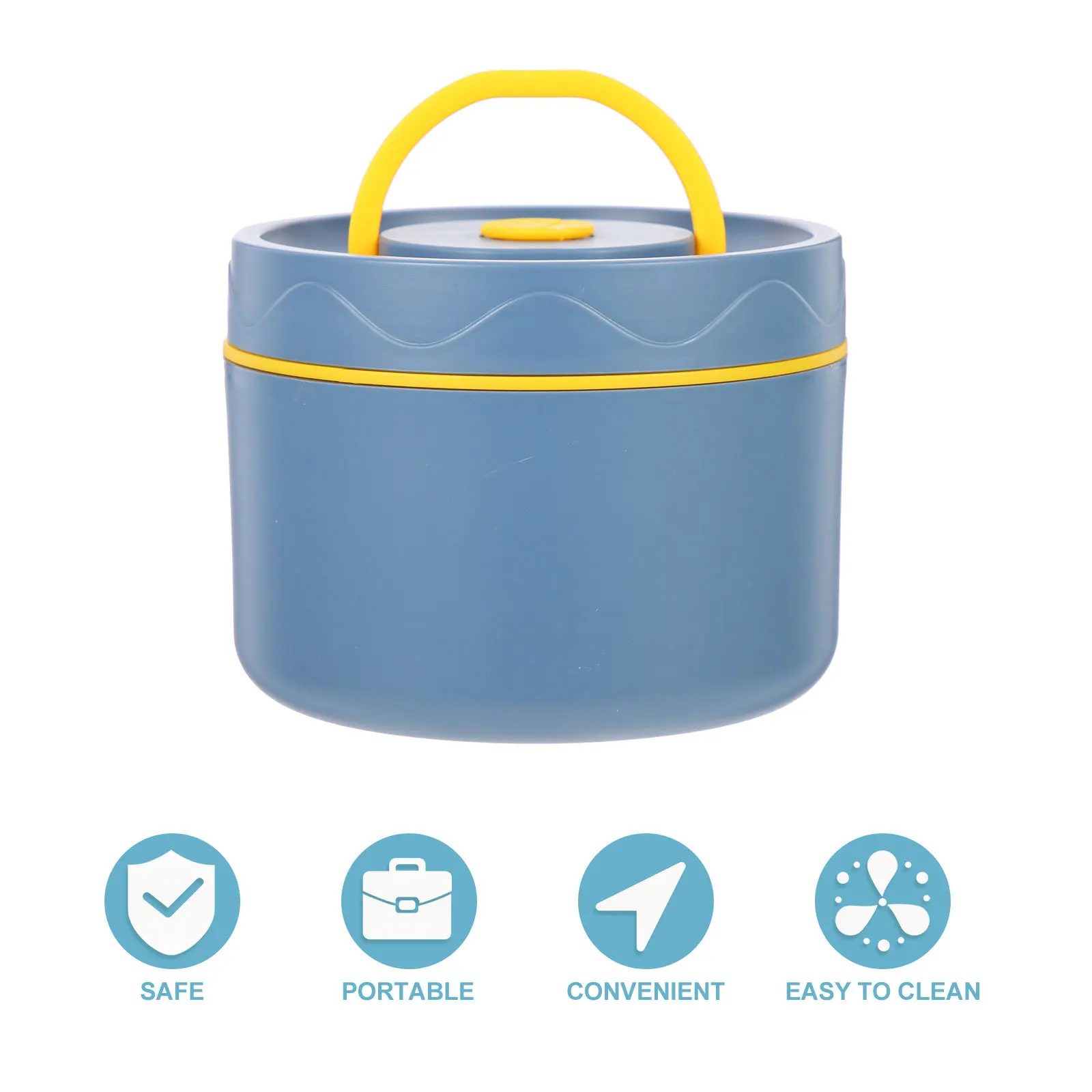 

1pc Insulated Lunch Box Premium Portable Food Container Large Capacity Leak-Proof Japanese Style Bento For Camping Household
