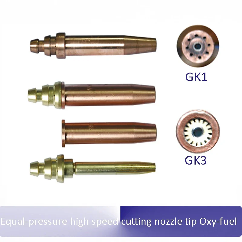 GK1 GK3 Equal-pressure high speed cutting nozzle tip Oxy-fuel pressure acetylene propane