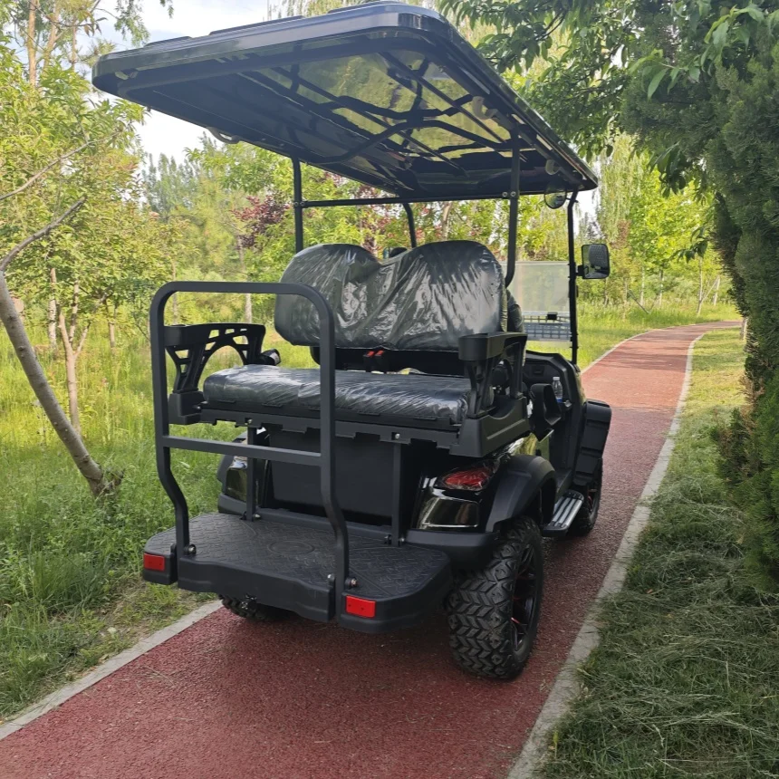 

4 wheeler Chariot de Golf 72V Lithium battery 7KW AC Motor Golf Cart Electric Long-lasting LED lights Electric Car 4 passengers