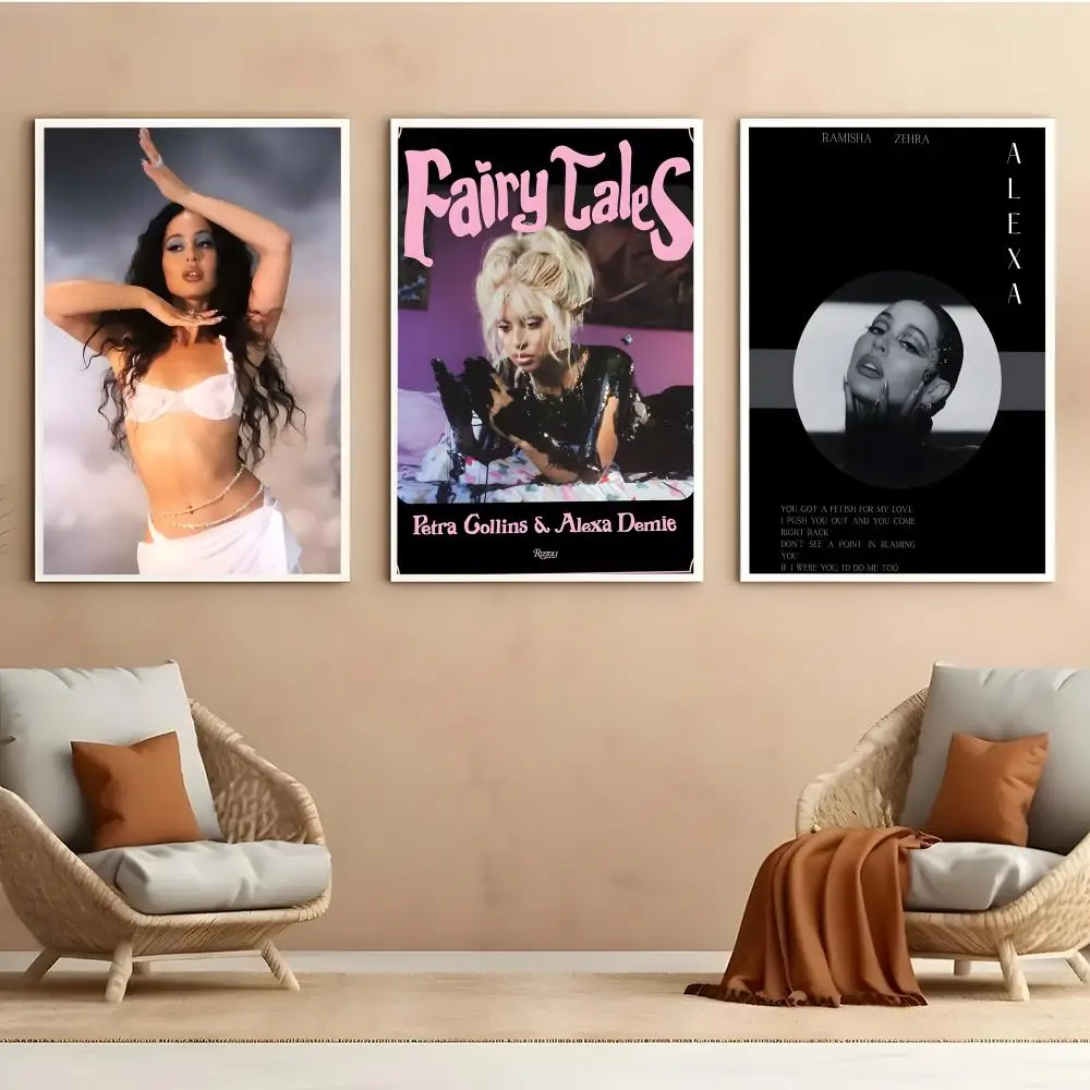 Pop A-Alexa D-Demie Poster HD Anime Hot Theme Singer/OST/Movie-Waterproof Self-Stick Home Decor
