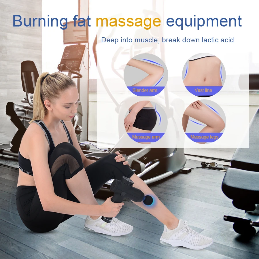 Vibration Percussion Booster Massage Gun 24v Deep tissue Fascia Muscle Massage Gun