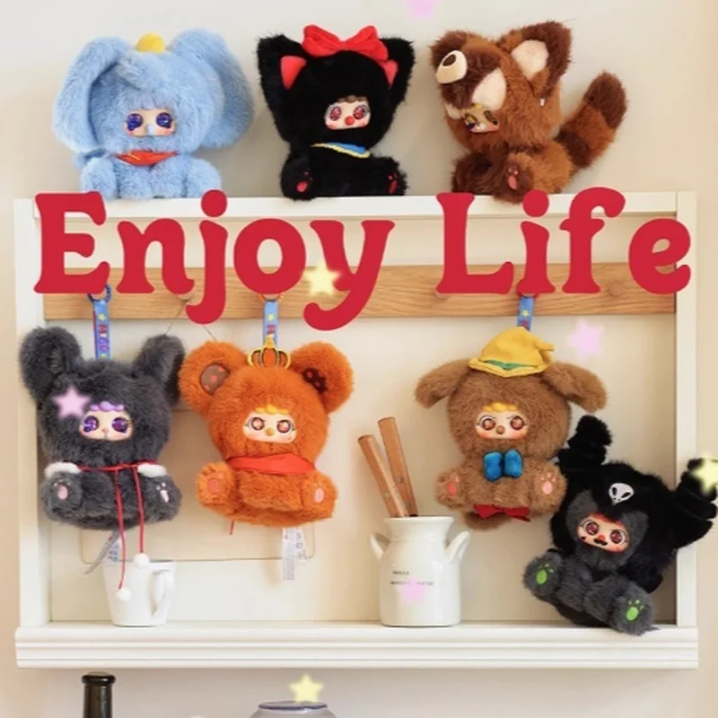 طفل ثلاثة kawaii ميغو خرافة الألغاز سلسلة الفينيل الوجه صندوق أعمى حلية ظهره قلادة المفاتيح جمع مفاجأة هدية #2