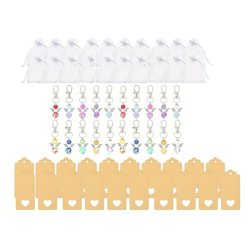 

NEW_Angel Keychain Angel Wing Pendant Keychain Thank You Souvenir