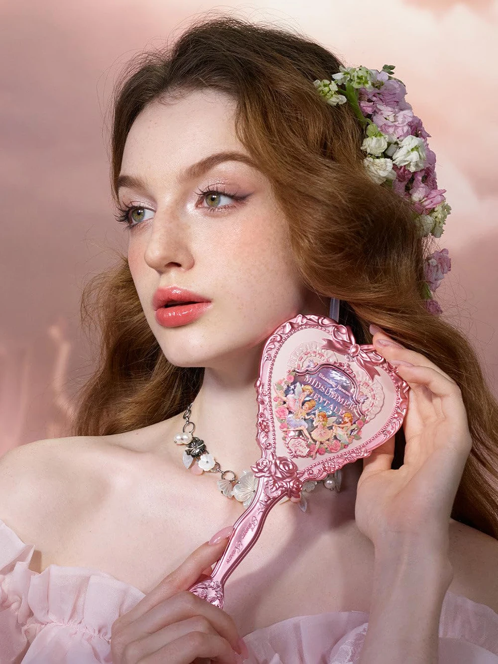 Flower Knows Set per trucco da favola di mezza estate Velluto Blush Gloss Ombretto Regalo da indossare ogni giorno senza crudeltà a lunga durata per ragazze