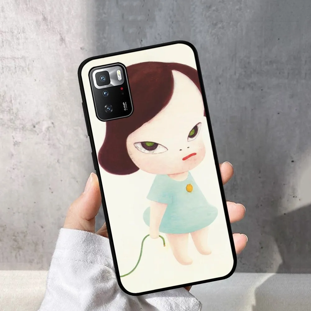 Y-Yoshitomo Girl NaraS Phone Case For Redmi Note 4 X 5 A 6 7 8 T 9 9S 10 11 11S 11Epro Poco M3 Pro