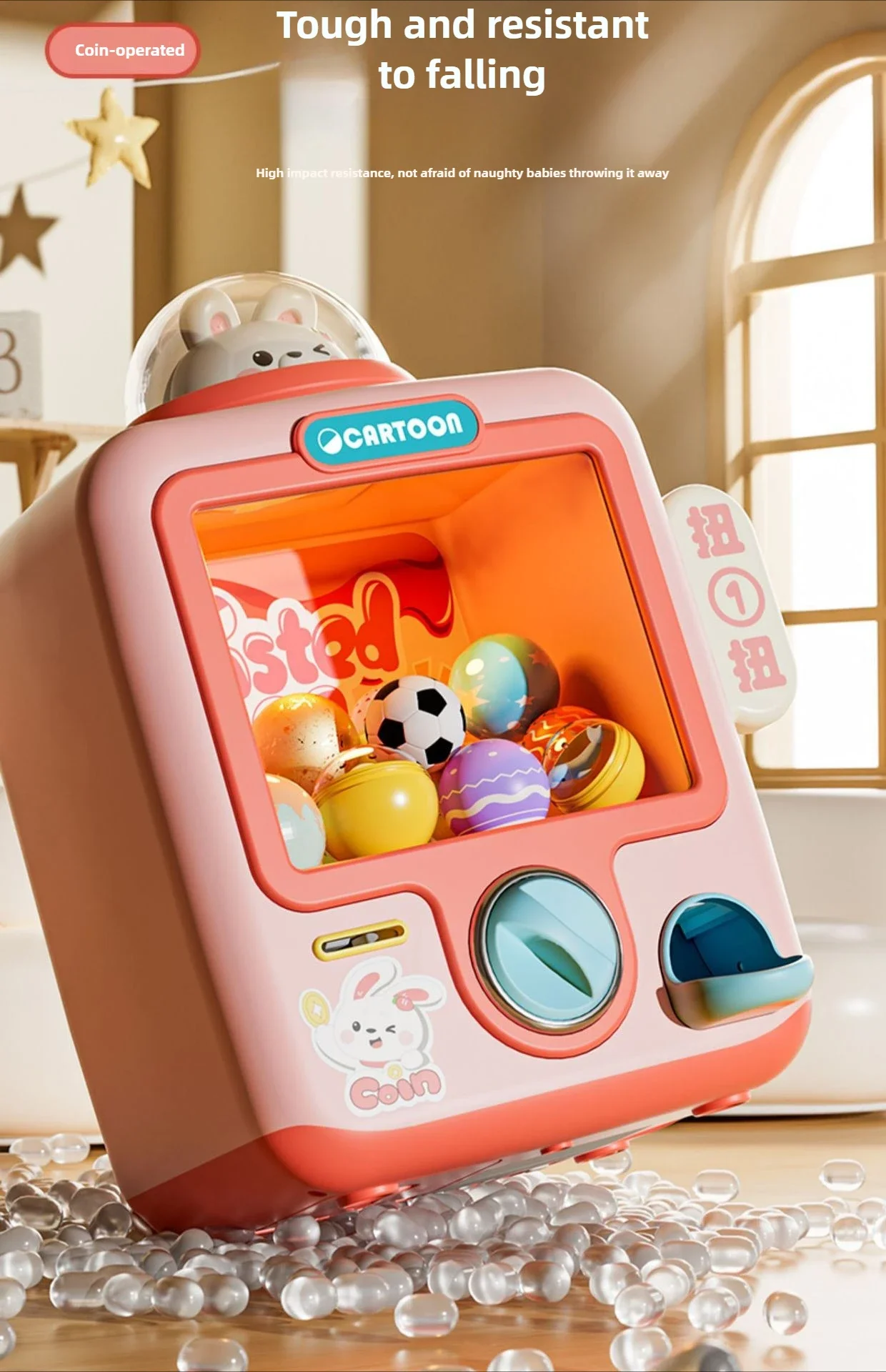 Kinder Desktop Spiel Maschine Überraschung Blind Ball Münze Spielen Spiel Mini Clip Puppe Klaue Arcade Maschine Kinder Geburtstag Weihnachten Geschenk – Detail 23