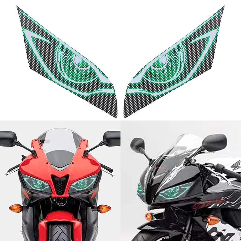 For HONDA CBR600RR CBR 600RR CBR600 RR 2007-2012 Motorcycle Accessories Headlight Protection Sticker Headlights Eye Body Sticker