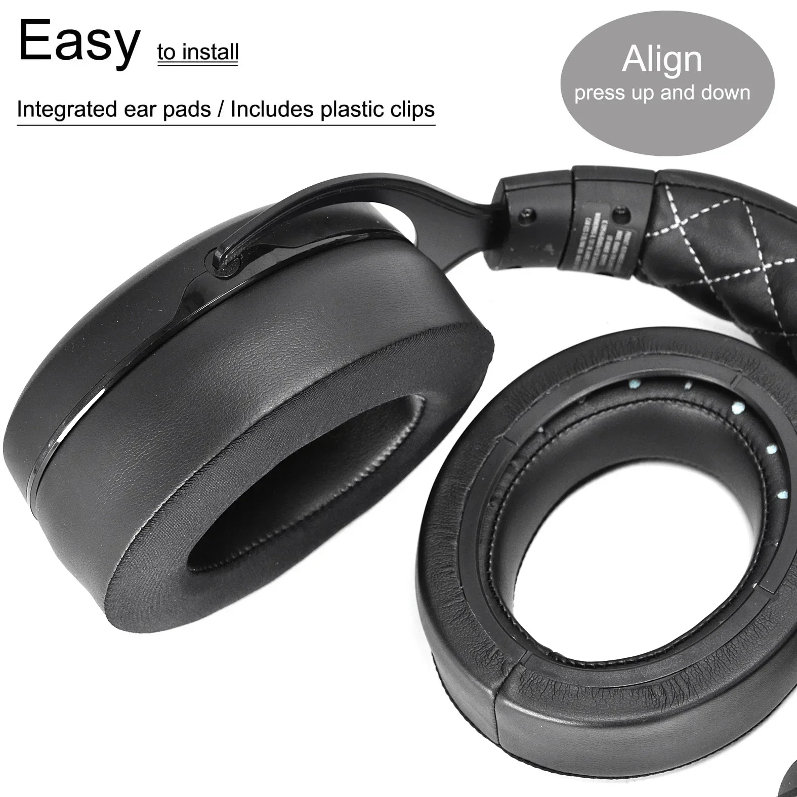 

Replacement Ice Gel ear pads For Corsair HS50 Pro HS60 Pro HS70 Pro Headset Repair and replace parts with a comfortable wearing，