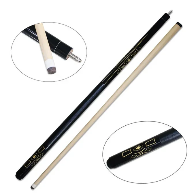 145CM Double Maple Solid Wood Snooker Pool Cue with 12 Split Club Structure 350g Weight for Billiard Table Accessoriespromote sa