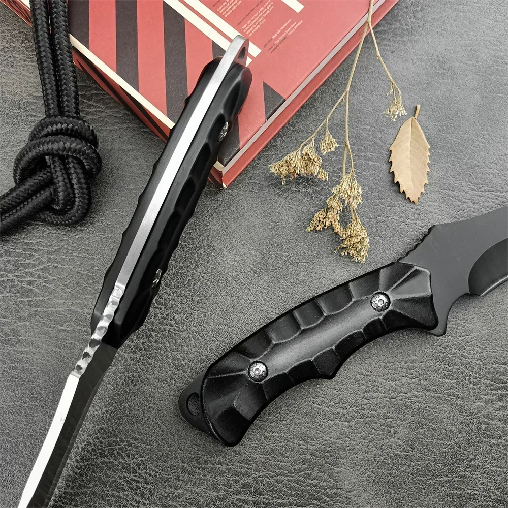 Model K603 Hunting Fixed Blade Knife 5Cr13Mov Blade Aluminum Handle Rescue Survival Knives Jungle Tactical Tool with Sheath