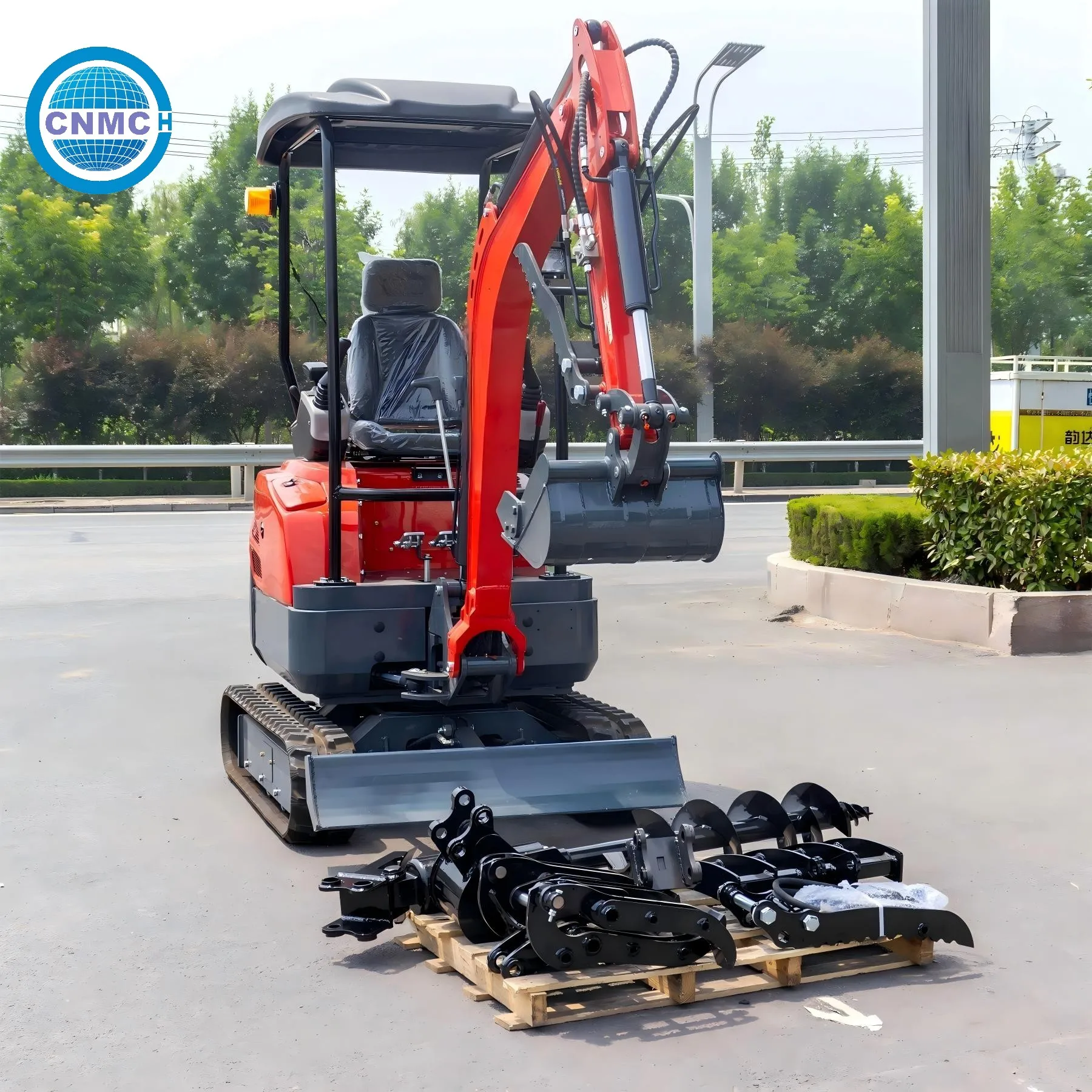

CNMC Mini Excavator 1.8T Small Digger Excavator CE EPA Certification Full Accessories Portable Compact High Quality Customizable